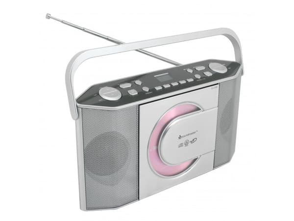 Soundmaster RCD1755SI, Analog, UKW, Spelare, CD, CD-R, CD-RW, Repetera, Silver
