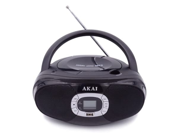Akai BM004A-614, AM, FM, Spiller, CD, CD-R, CD-RW, Spill av/pause, Skip down, Skip up, Stopp, 2 W, Sort