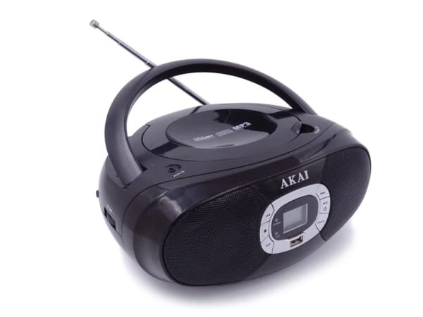 Akai BM004A-614, AM, FM, Spiller, CD, CD-R, CD-RW, Spill av/pause, Skip down, Skip up, Stopp, 2 W, Sort