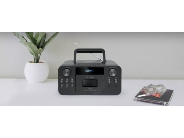 Radioodtwarzacz Muse Muse | Portable CD Radio Cassette Recorder With Bluetooth | M-182 DB | AUX in | Black