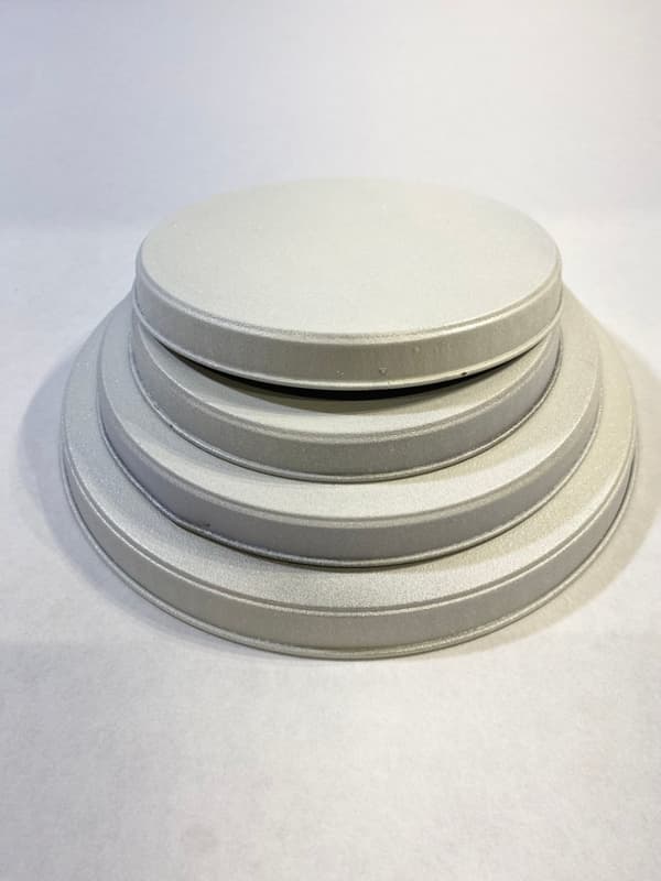 Stove cover 4 pieces in Silver smooth + Blue color 2 PACK