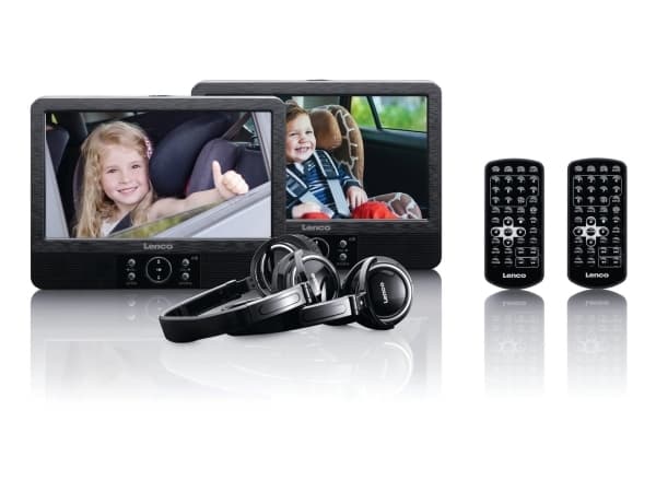 Lenco DVP-939, Bærbar DVD-spiller, Tabletop, Sort, SVCD, VCD, CD, CD-R, CD-RW, DVD+R, DVD+RW, DVD-R, DVD-RW, NTSC, PAL