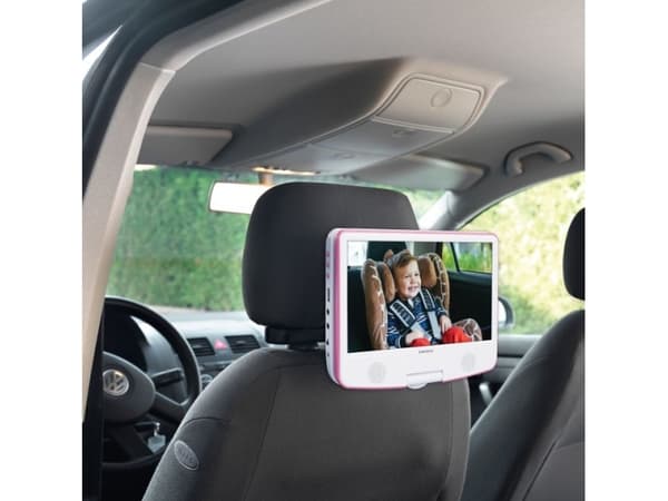 Lenco DVP-910, Bærbar DVD-spiller, Konvertibel, Sort, Rosa, CD, DVD, 22,9 cm (9"), TFT