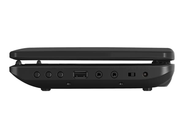 Sencor SPV 2920 BLACK, Kannettava DVD-soitin, Pöydän pinta, Musta, CD-video, DVD-video, CD,DVD, 22,9 cm (9")