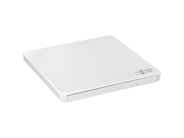 Hitachi-LG Slim Portable DVD-Writer, Musta, Kelkka, Työpöytä/Notebook, DVD±RW, USB 2.0, 60000 h