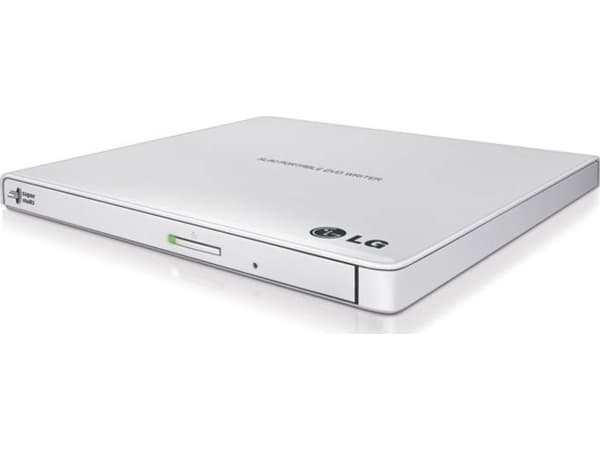 Hitachi-LG Slim Portable DVD-Writer, Musta, Kelkka, Työpöytä/Notebook, DVD±RW, USB 2.0, 60000 h