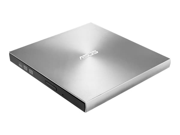 ASUS ZenDrive U9M SDRW-08U9M-U - Diskenhet - DVD±RW (±R DL) - 8x/8x - USB 2.0 - extern - silver - för 15; ROG Strix G15; ROG Zephyrus Duo 15; ROG Zep