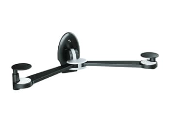 Utstyr 650500, Sort, Glass, 1 hylle, 8 kg, Vegg, 240 mm