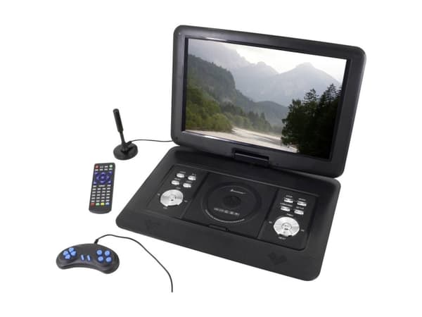 Soundmaster PDB1600SW, Bærbar DVD-spiller, Konvertibel, Sort, DVD-Video, MP3, VCD, CD, CD-R, CD-RW, DVD+R, DVD+RW, DVD-R, DVD-RW, DVB-T2