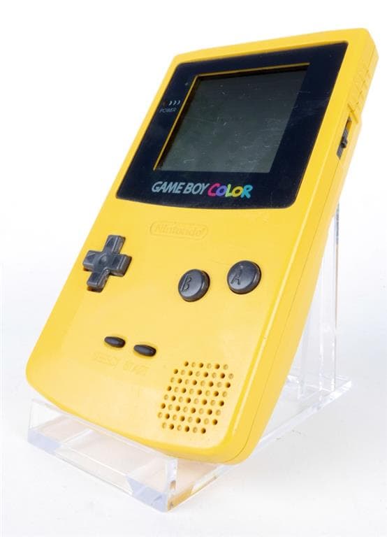 Gameboy Color Basenhet - Gul - Gameboy Color (begagnad)
