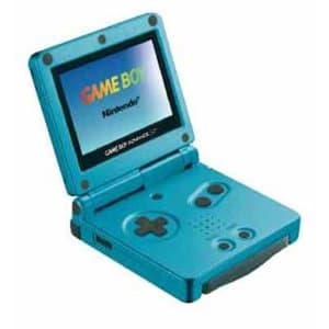Gameboy Advance SP Basenhet Surf Blue (AGS-101) - Gameboy Advance (brugt)