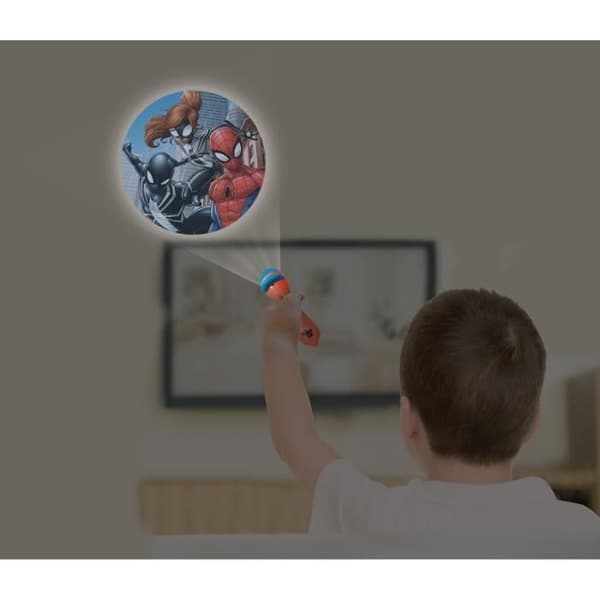 Spider-Man Story Projektor och ficklampa - LEXIBOOK