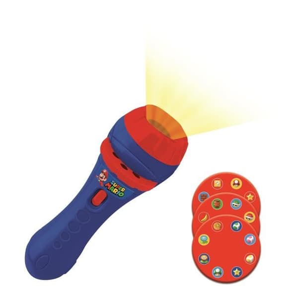 SUPER MARIO Story-projektor och ficklampa - LEXIBOOK