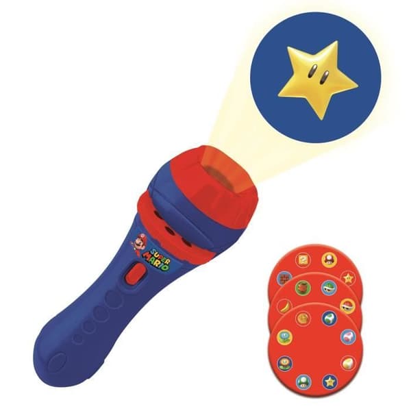 SUPER MARIO Story-projektor och ficklampa - LEXIBOOK