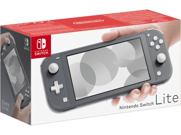 Nintendo Switch Lite Basenhet - Grey - Nintendo Switch (brugt) Grå