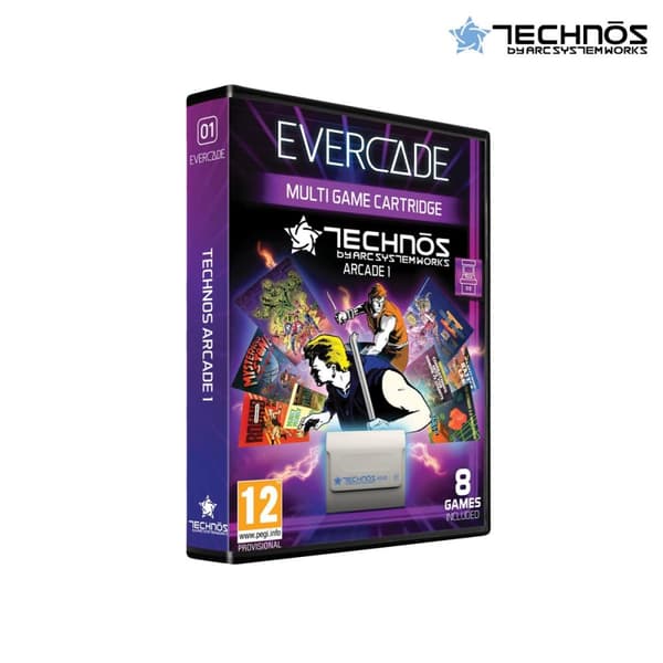 Evercade VS Technos Arcade Collection Cartridge 1
