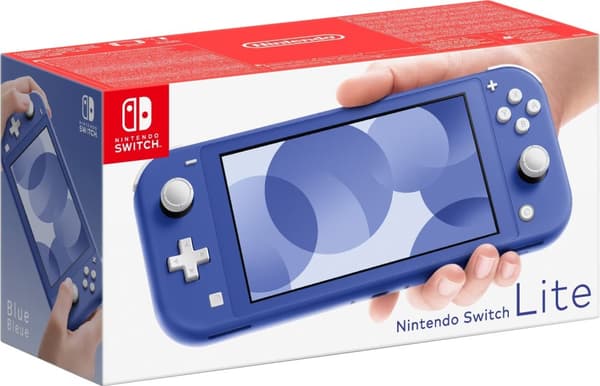 Nintendo Switch Lite Konsol - Blue - Nintendo Switch Blå
