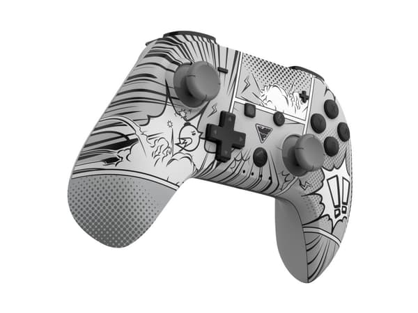 DragonShock - PopTop Manga - Kompakt trådlös Bluetooth-handkontroll för Nintendo Switch - Switch OLED - PC - Android