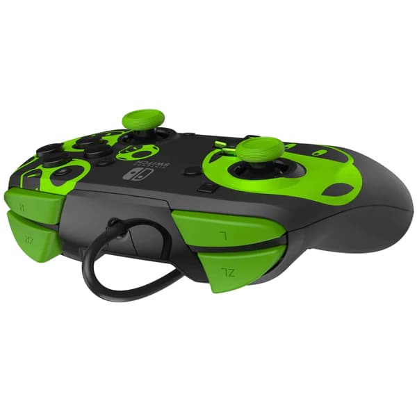PDP - REMATCH 1-UP (Glow-in-the-dark) sladdansluten handkontroll för Nintendo Switch och Switch OLED