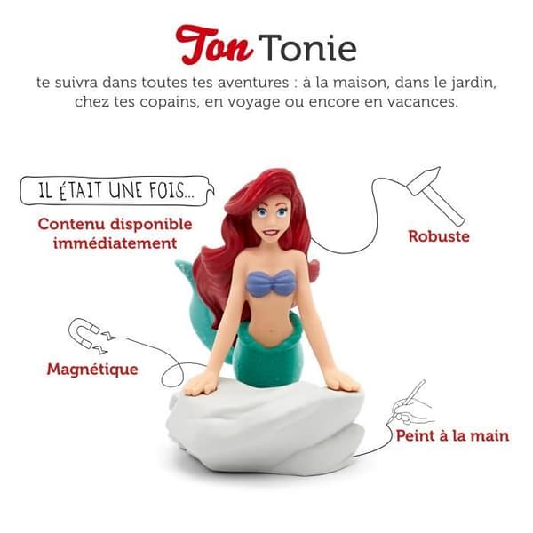tonies® - Tonie Figure - Disney - Ariel, The Little Mermaid - Ljudfigur ...