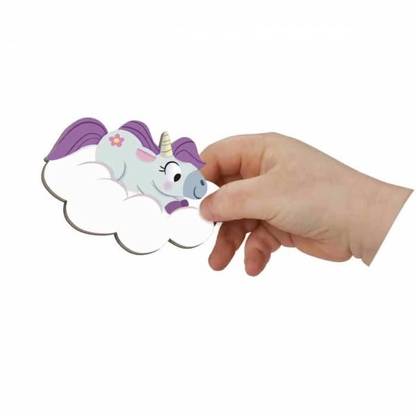 Magnéti'Stories Unicorns - Magnetiskt utbildningsspel 30 magneter - Barnleksak i FSC-kartong - Från 3 år