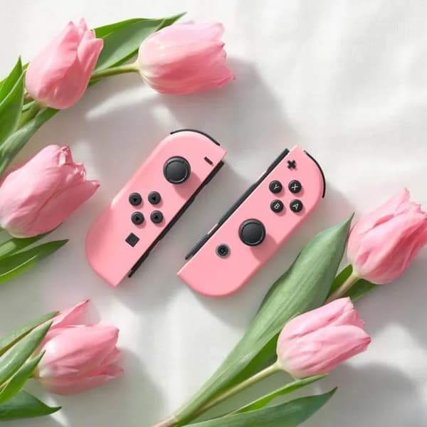Nintendo Switch Joy-Con-par Pastellrosa