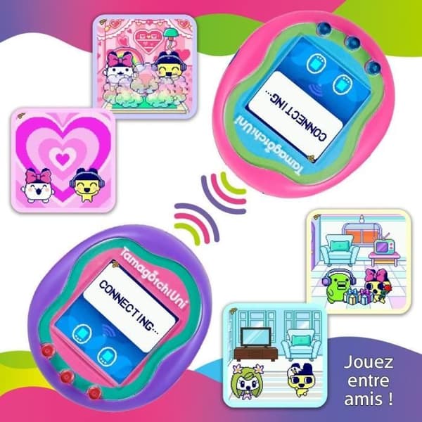 Tamagotchi Uni - Bandai - Lila modell - Virtuellt husdjur kopplat med klockarmband