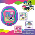 Miniatyrbild 6 av 7: Tamagotchi Uni - Bandai - Lila modell - Virtuellt husdjur kopplat med klockarmband