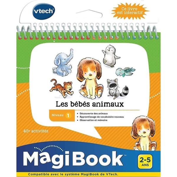 VTECH - Magibook Interactive Book - Baby Animals