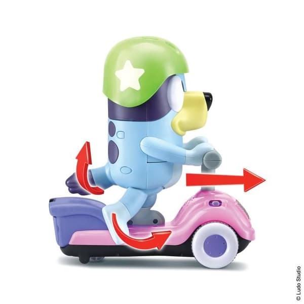 Bluey Interactive Scooter - VTECH - BLUEY - 3 spellägen - Blandat - Blå