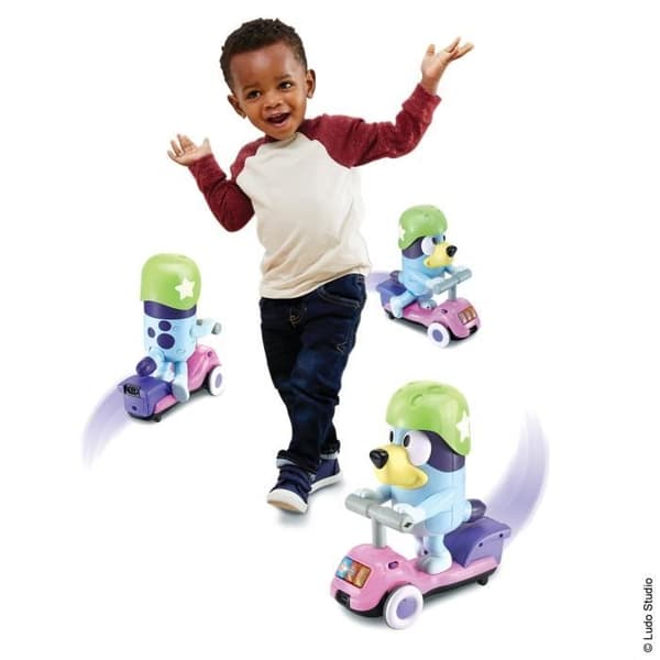 Bluey Interactive Scooter - VTECH - BLUEY - 3 spellägen - Blandat - Blå