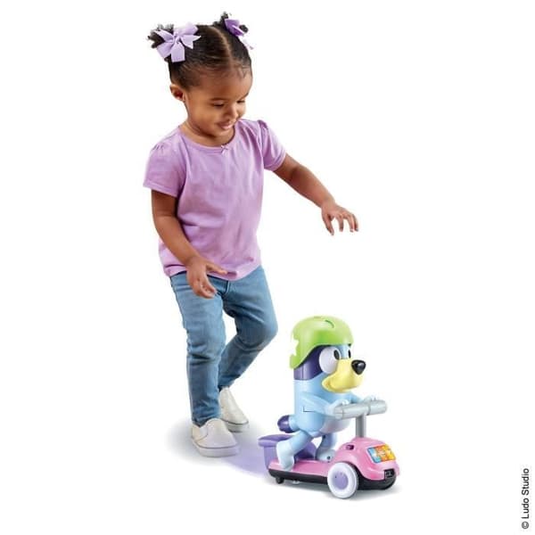 Bluey Interactive Scooter - VTECH - BLUEY - 3 spellägen - Blandat - Blå