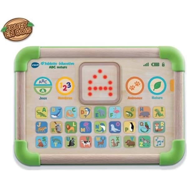 VTECH - Play Green - ABC Nature Educational Tablet - FSC® träleksak