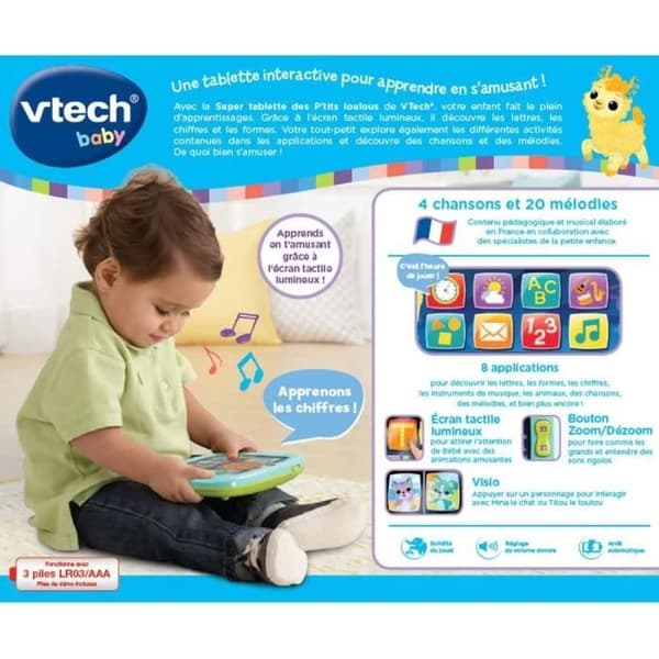 VTECH BABY - P'tits Loulous Super Tablet
