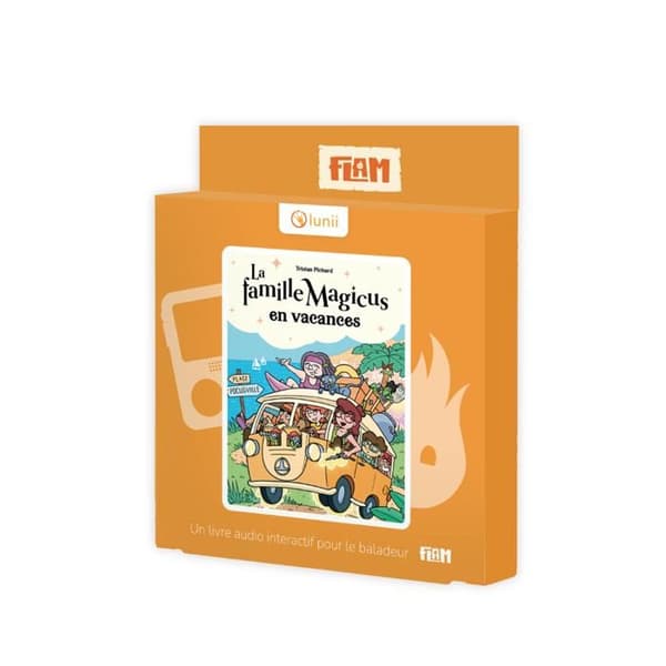 Utbildningskonsol - Lunii - Boxset Familjen Magicus åker på semester - Interaktiv ljudbok från 7 år