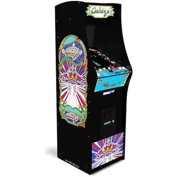Arkadmaskin - ARCADE1UP - GALAGA Deluxe - Exakt kopia av den ursprungliga 1981 års modell - Exklusiv design