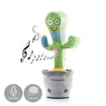 Pikkukuva 5 / 8: Rechargeable Dancing and Talking Cactus with Music and Multicoloured LED Cacxi InnovaGoods