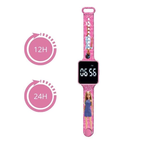 Lexibook - Barbie - Connected LED-klocka - Justerbart armband
