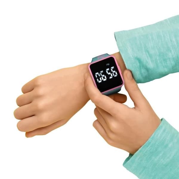 Lexibook - Gabby and the Magic House - Connected LED-klocka - Justerbart armband