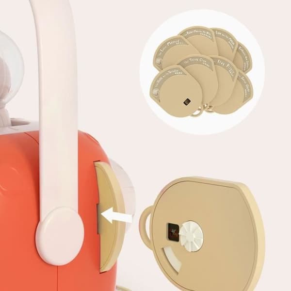 Storyprojektor - CGV - ZzzMoon 1.5 Pink, Integrerat batteri, Utan blått ljus, Nattljusläge