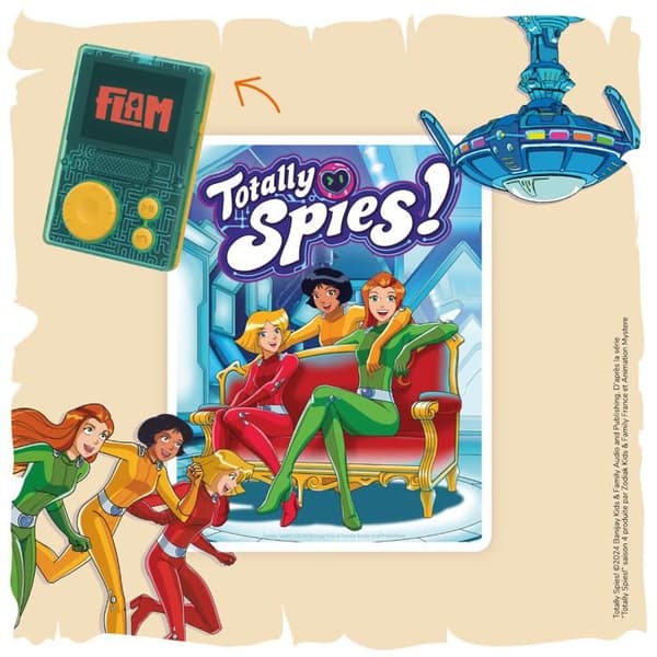Interaktiv ljudbok - Lunii - Totally Spies - 12 avsnitt - Spionfichor - Personlighetsprov