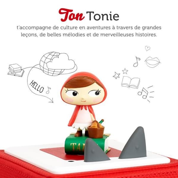 tonies® - Tonie Figurine - My Favorite Tales - Rödluvan och 3 andra klassiker - Audio Figurine för Toniebox