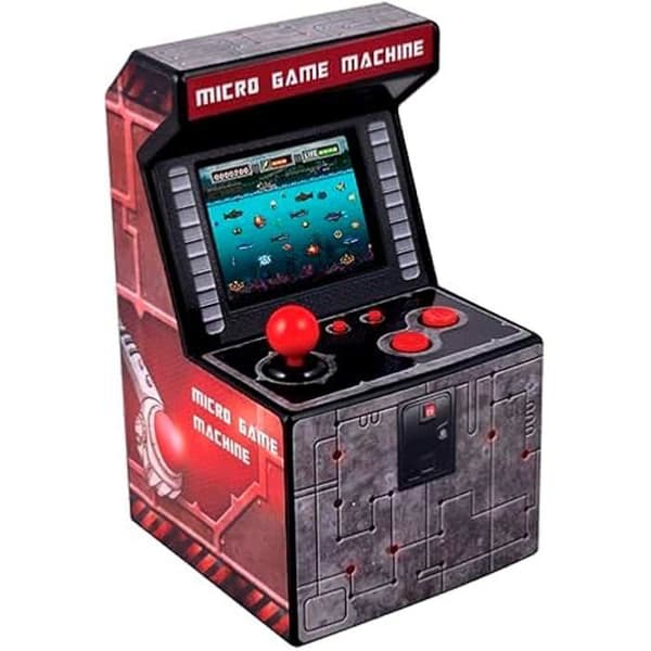 Mini Retro Arcade - ITAL - Geek Portable Terminal - 250 integrerade spel - 16 bitar - Barnpresent