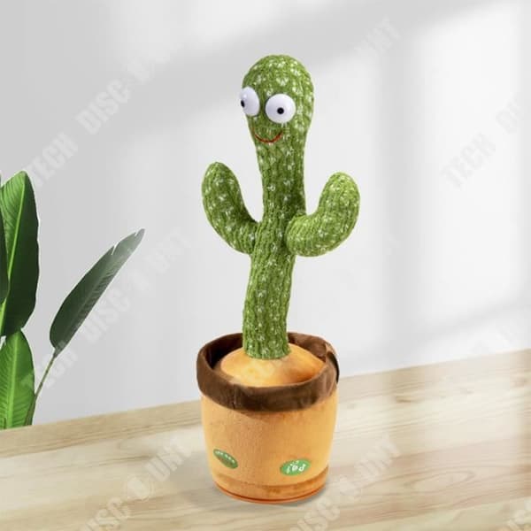 TD® Cactus Dancing Twisted Cactus kommer att vrida, sjunga och dansa uppladdningsbar födelsedagspresent
