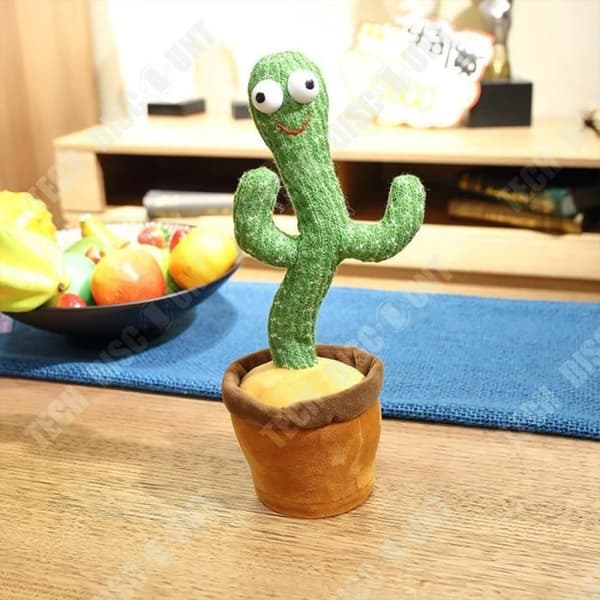 TD® Cactus Dancing Twisted Cactus kommer att vrida, sjunga och dansa uppladdningsbar födelsedagspresent