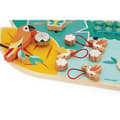Miniatyrbild 4 av 6: Motricitetsbräda - Janod - Busy Board Croco - 14 aktiviteter - FSC-trä - Från 18 månader
