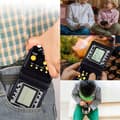 Miniatyrbillede 4 af 11: ELEKTRONISK SPIL TETRIS SNAKE LOMMEKONSOL RETRO KLOKSESPIL 9999w1