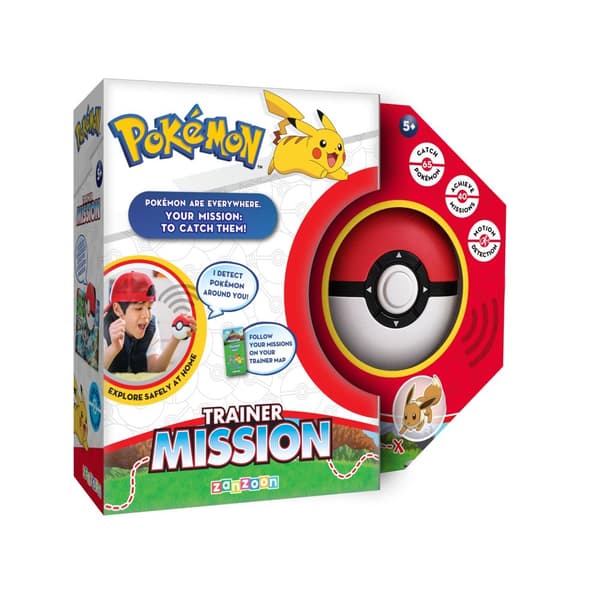 Interaktivt spel Zanzoon Pokémon Trainer Mission polsk version