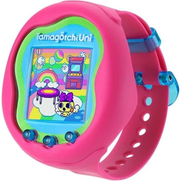 Tamagotchi Uni - Bandai - Rosa modell - Virtuellt husdjur kopplat med klockarmband