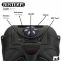 Miniatyrbillede 6 af 10: Speaker with Karaoke Microphone Bontempi 4 Units